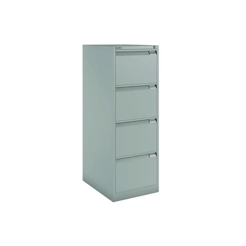 (1643A-AV7) BISLEY ARCHIVADOR METÁLICO BS1643 PREMIUM 4 CAJONES FOLIO CARPETAS COLGANTES MULTIFORMATO FONDO 62CM GRIS