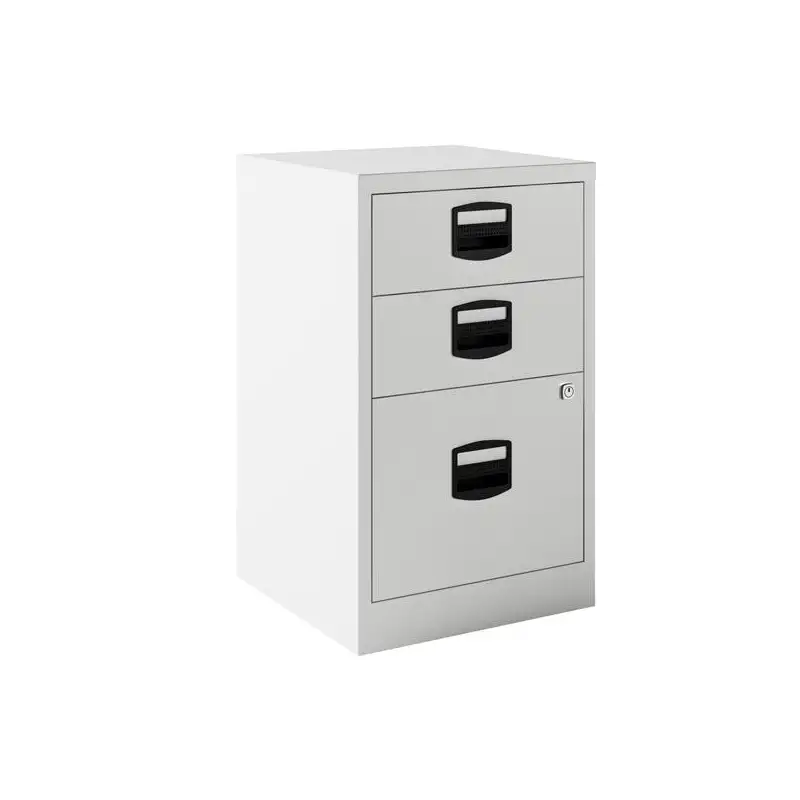 (PFA3-V7) BISLEY ARCHIVADOR METALICO 2 CAJONES PERSONALES + 1 CAJÓN ARCHIVO A4 FONDO 40CM GRIS