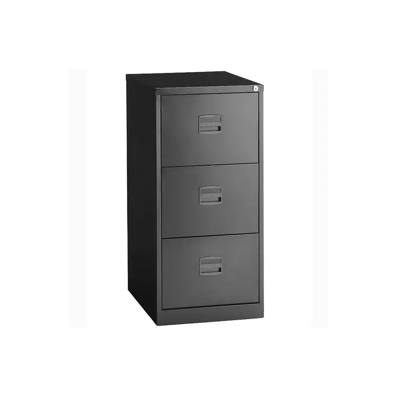 (PFA3F-AV1) BISLEY ARCHIVADOR METALICO 3 CAJONES ARCHIVO CARPETAS COLGANTES A4 FONDO 40CM ANTRACITA