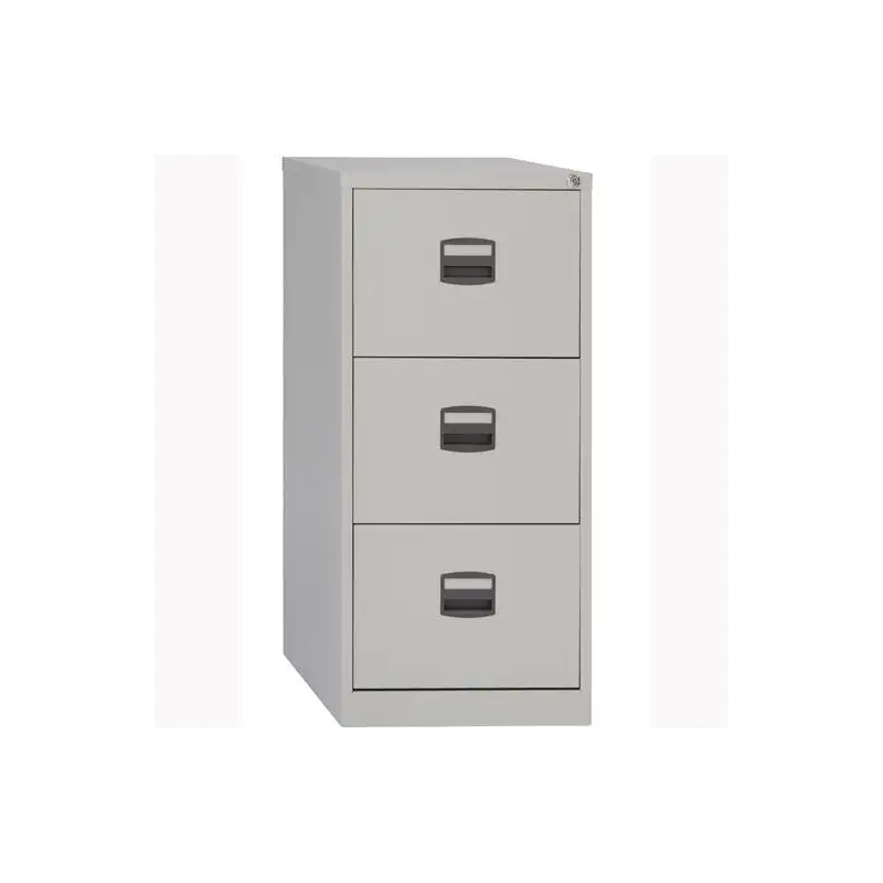 (PFA3F-AV7) BISLEY ARCHIVADOR METALICO 3 CAJONES ARCHIVO CARPETAS COLGANTES A4 FONDO 40CM GRIS