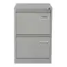 (PSF2-AV7) BISLEY ARCHIVADOR METALICO 2 CAJONES ARCHIVO CARPETAS COLGANTES A4/FOLIO+ FONDO 62CM GRIS