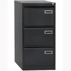 (PSF3-AV1) BISLEY ARCHIVADOR METÁLICO PSF LIGHT 3 CAJONES FOLIO CARPETAS COLGANTES MULTIFORMATO FONDO 62CM - ANTRACITA
