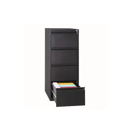 (PSF4-AV1) BISLEY ARCHIVADOR METALICO PSF LIGHT 4 CAJONES CARPETAS COLGANTES MULTIFORMATO 1321X470X622MM - ANTRACITA (MONTADO)