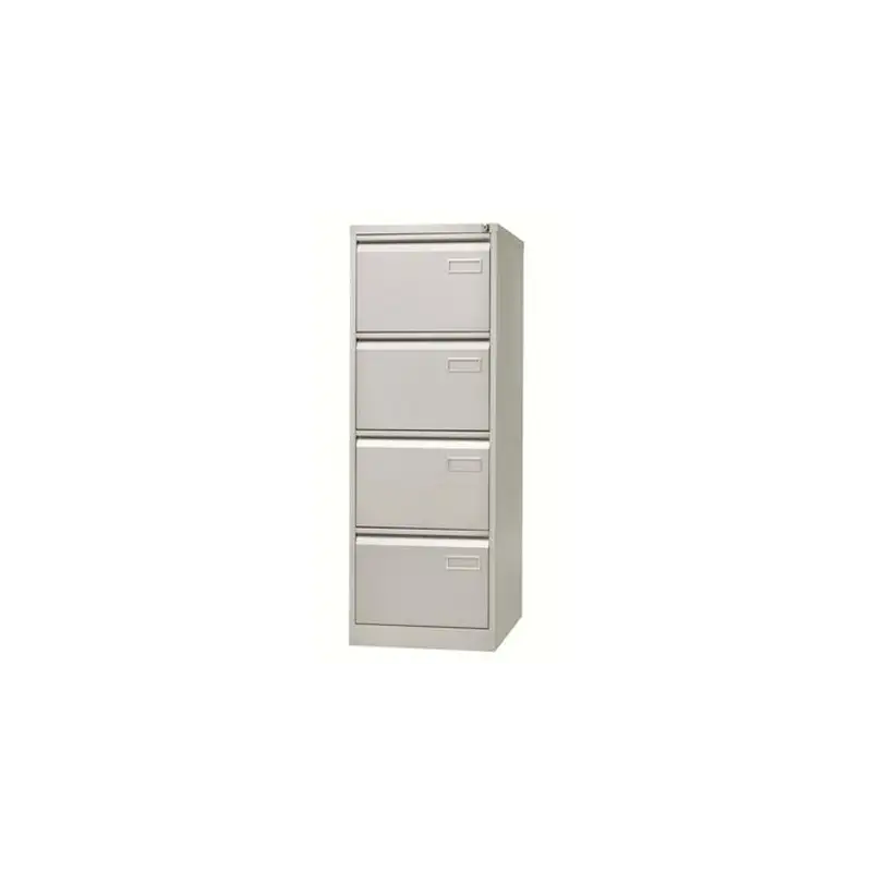 (PSF4-AV7) BISLEY ARCHIVADOR METALICO PSF LIGHT 4 CAJONES CARPETAS COLGANTES MULTIFORMATO 1321X470X622MM - GRIS (MONTADO)