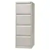 (PSF4-AV7) BISLEY ARCHIVADOR METALICO PSF LIGHT 4 CAJONES CARPETAS COLGANTES MULTIFORMATO 1321X470X622MM - GRIS (MONTADO)