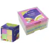 (325066) BISMARK TACO DE NOTAS 400H 75X75 CON CAJA COLORES NEÓN