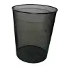 (317273) BISMARK PAPELERA DE REJILLA ALTA CAPACIDAD 18 LITROS 340X240 MM NEGRO