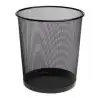 (324518) BISMARK PAPELERA DE REJILLA BASICA  PEQUEÑA 12 LITROS 275X210 MM NEGRO