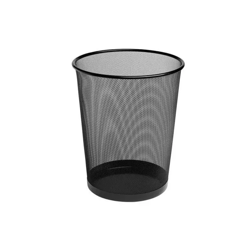 (324522) BISMARK PAPELERA DE REJILLA ALTA CAPACIDAD 18 LITROS 340 X 240 MM  NEGRO