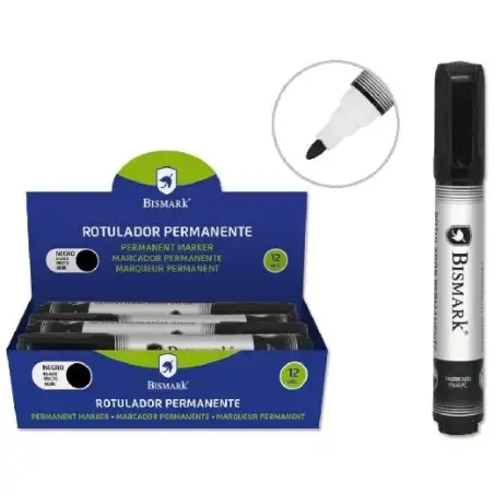 (314571) BISMARK ROTULADOR PERMANENTE PUNTA CÓNICA 1