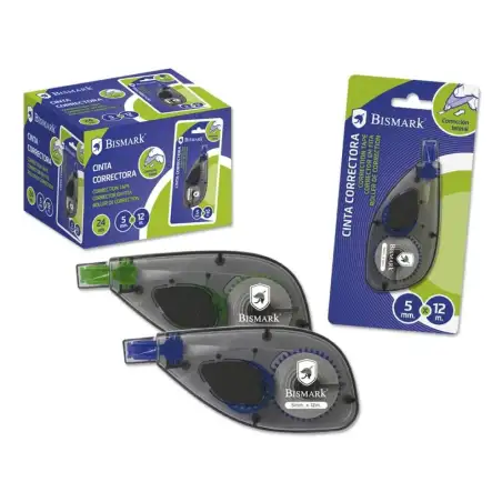 (325763) BISMARK CINTA CORRECTORA LATERAL 5MMX12M BLISTER