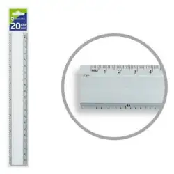 (314340) BISMARK REGLA ALUMINIO 20CM
