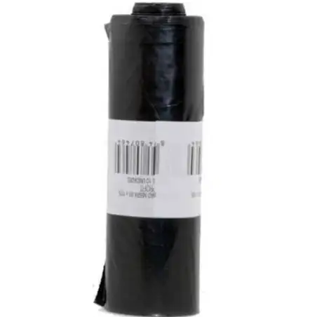 (40472NE) BOLSA DE BASURA COMUN G75 50 L. 70X80 NEGRO -ROLLO 10U-