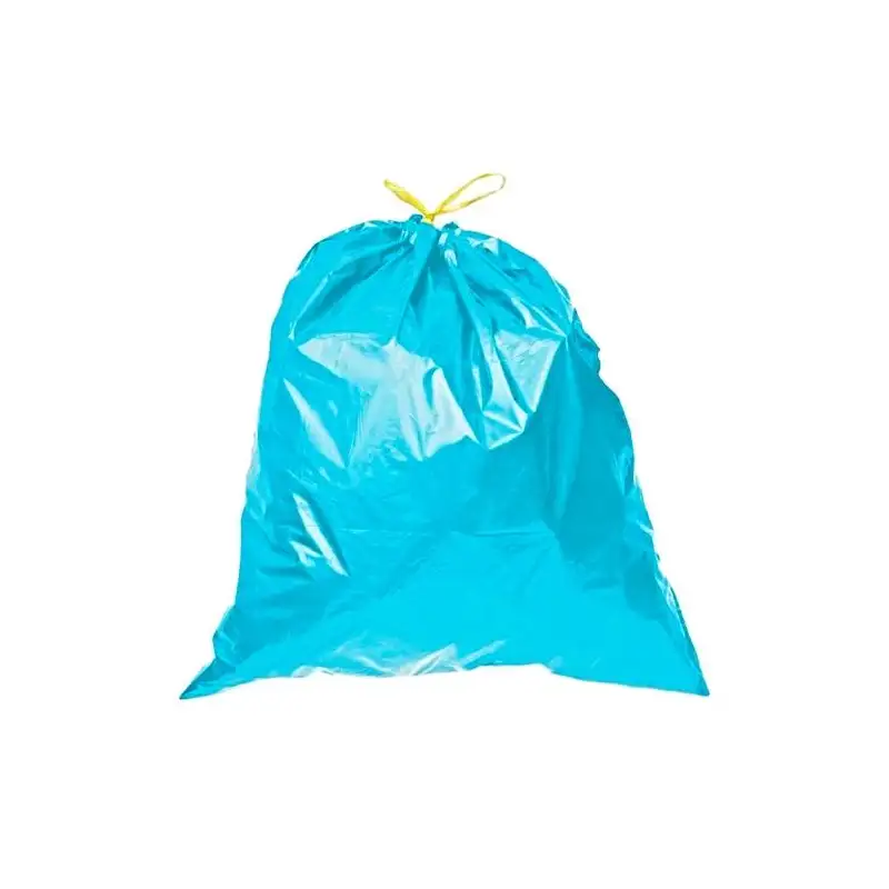 (4064) BOLSA DE BASURA AUTOCIERRE G80 30L 55X60 ELIO AZUL -ROLLO 15UD-
