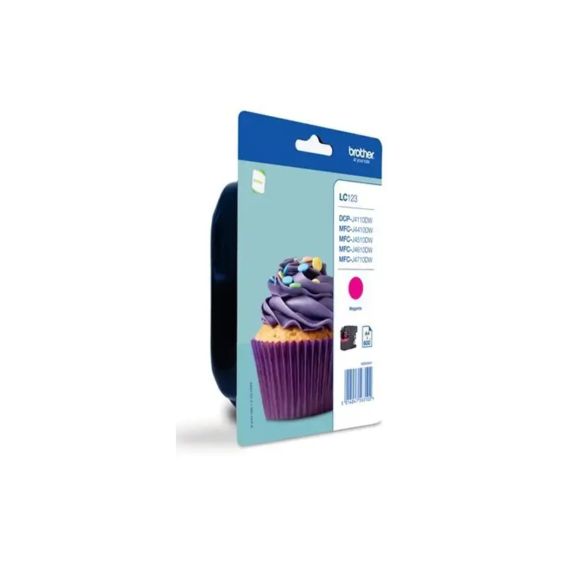 (LC123MBP) BROTHER TINTA MAGENTA MFC-J4410DW/J4510DW