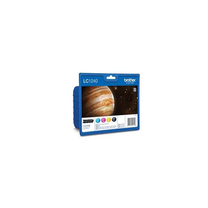 (LC1240VALBP) BROTHER TINTA BK/C/M/Y MFC-J6510DW/J6710DW/J6910DW/J430W - PACK 4 COLORES