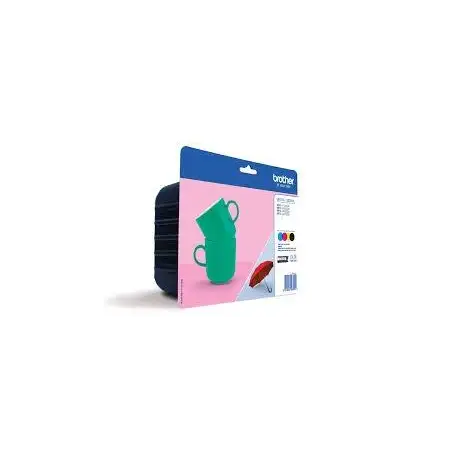 (LC227XLVALBP) BROTHER TINTA BK/C/M/Y/B DCP-J4120DW- MFC-J4420DW/J4620DW - PACK 4 COLORES