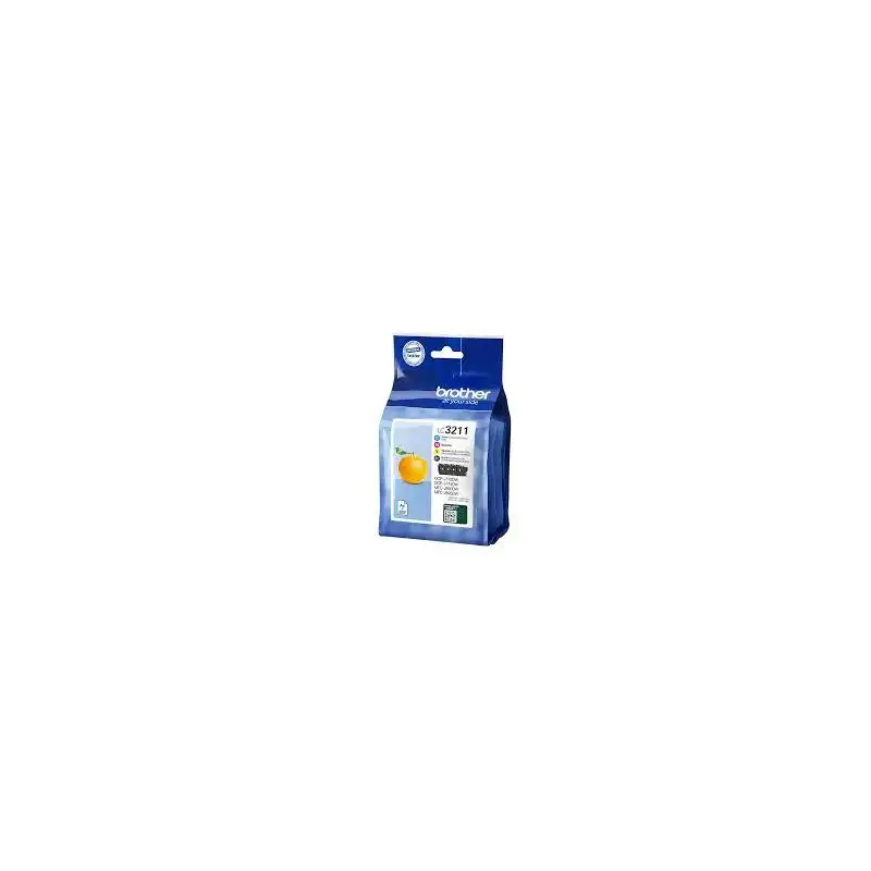 (LC3211VAL) BROTHER TINTA BK/C/M/Y DCP-J572DW - MFC-J491DW/J497DW/J890DW/J895DW - PACK 4 COLORES