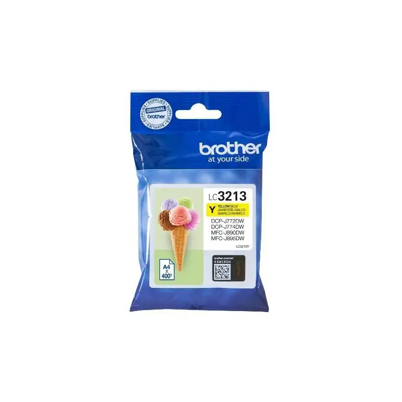 (LC3213Y) BROTHER TINTA AMARILLO DCP-J572DW - MFC-J491DW/J497DW/J890DW/J895DW - ALTA CAPACIDAD