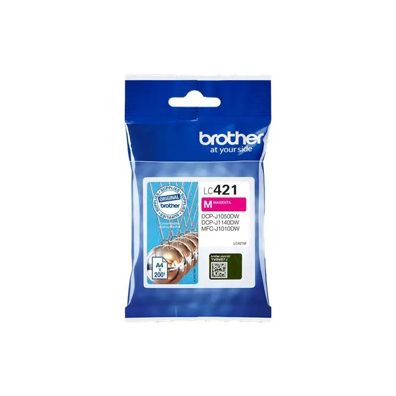 (LC421M) BROTHER TINTA MAGENTA DCP-J1050DW - MFC-J1010DW