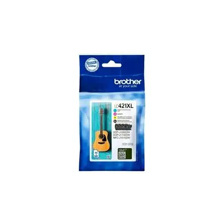 (LC421XLVAL) BROTHER TINTA BK/C/M/Y  DCP-J1050DW - MFC-J1010DW - PACK 4 COLORES