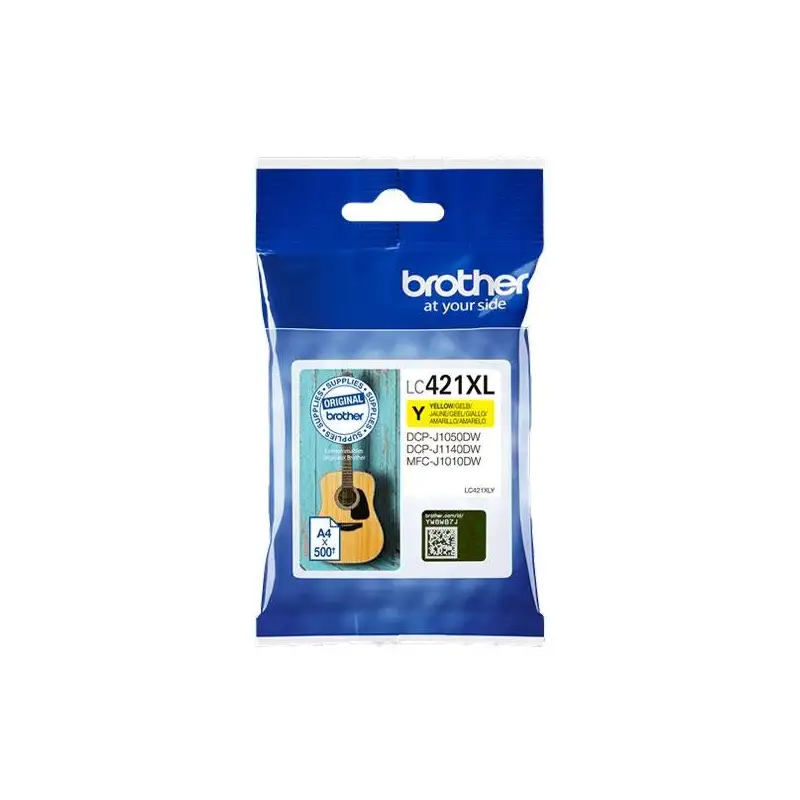 (LC421XLY) BROTHER TINTA AMARILLO DCP-J1050DW - MFC-J1010DW