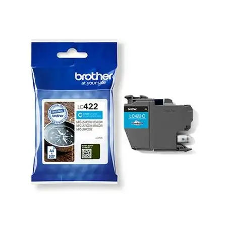 (LC422C) BROTHER TINTA CIAN MFC-J5340DW/J6540DW/J5740DW/J6940DW/J5340DWE/J6540DWE