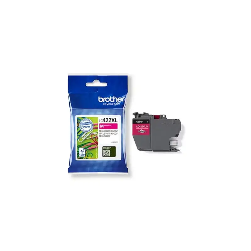 (LC422XLM) BROTHER TINTA MAGENTA MFC-J5340DW/J6540DW/J5740DW/J6940DW/J5340DWE/J6540DWE