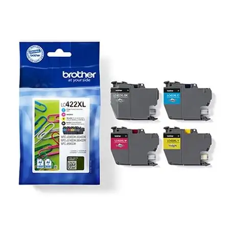 (LC422XLVAL) BROTHER TINTA BK/C/M/Y  MFC-J5340DW/J6540DW/J5740DW/J6940DW/J5340DWE/J6540DWE - PACK 4 COLORES