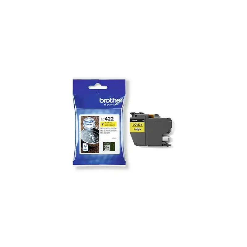 (LC422Y) BROTHER TINTA AMARILLO MFC-J5340DW/J6540DW/J5740DW/J6940DW/J5340DWE/J6540DWE