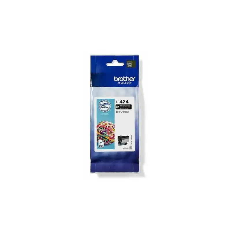 (LC424BK) BROTHER TINTA NEGRO DCP-J1200W/J1200WE