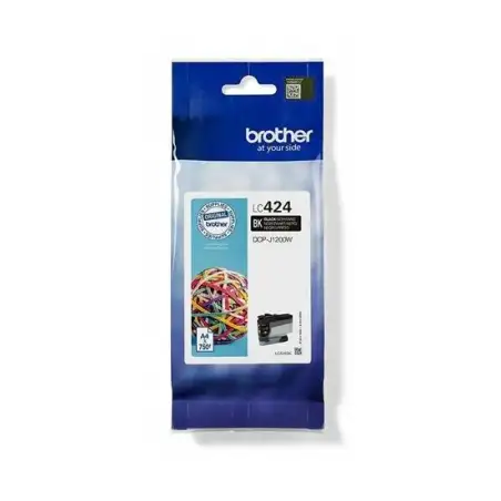 (LC424BK) BROTHER TINTA NEGRO DCP-J1200W/J1200WE