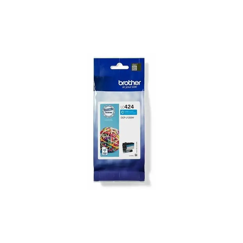 (LC424C) BROTHER TINTA CIAN DCP-J1200W/J1200EW