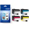 (LC424VAL) BROTHER TINTA BK/C/ M/Y  DCP-J1200W/J120WE - PACK 4 COLORES
