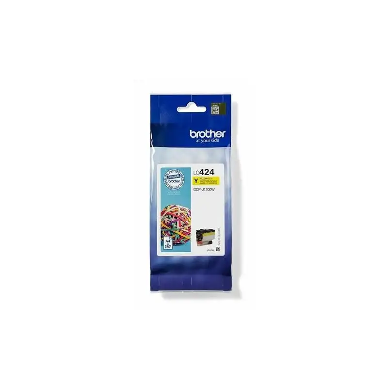 (LC424Y) BROTHER TINTA AMARILLO DCP-J1200W/J1200WE