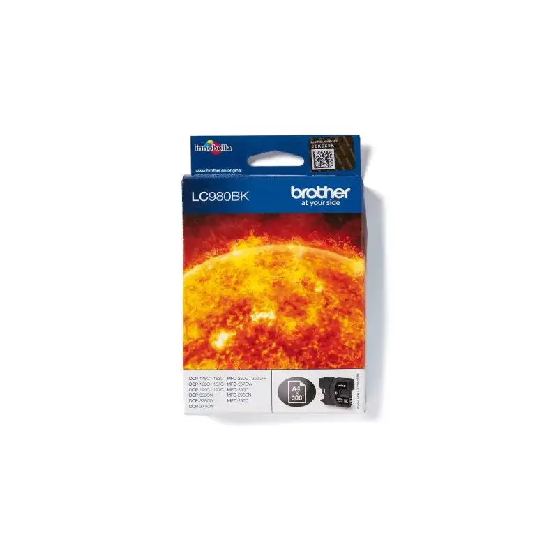 (LC980BK) BROTHER TINTA NEGRO DCP-145C/165C/195C/197C/375CW - MFC-250C/255CW/290C/295CN