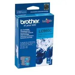 (LC980C) BROTHER TINTA CIAN DCP-165C/195C/197C/375CW - MFC-250C/255CW/290C/295CN