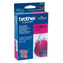 (LC980M) BROTHER TINTA MAGENTA DCP-145C/165C/195C/197C/375CW - MFC-250C/255CW/290C/295CN
