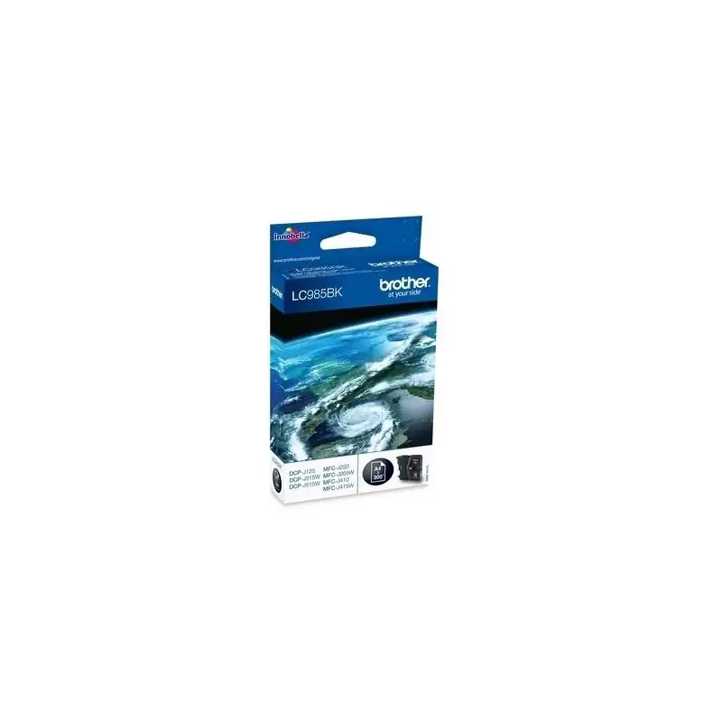 (LC985BK) BROTHER TINTA NEGRO DCP-J125/J140W/J315W/J515W - MFC-J220/J265W/J410/J415W