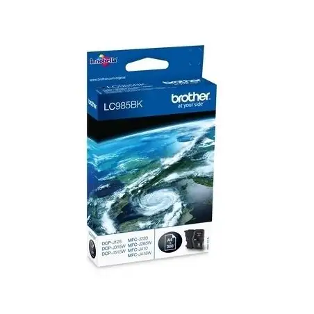 (LC985BK) BROTHER TINTA NEGRO DCP-J125/J140W/J315W/J515W - MFC-J220/J265W/J410/J415W