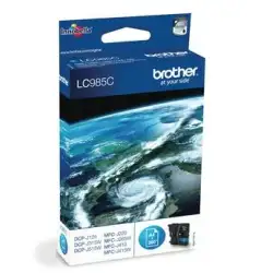 (LC985C) BROTHER TINTA CIAN DCP-J125/J140W/J315W/J515W - MFC-J220/J265W/J410/J415W