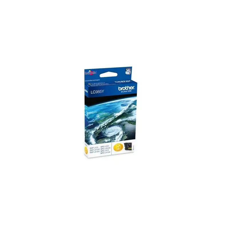 (LC985Y) BROTHER TINTA AMARILLO DCP-J125/J140W/J315W/J515W - MFC-J220/J265W/J410/J415W