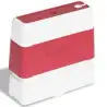 (PR1060R6P) BROTHER MONTURA DE SELLO ROJO DE 10MMX60MM (UNIDAD)