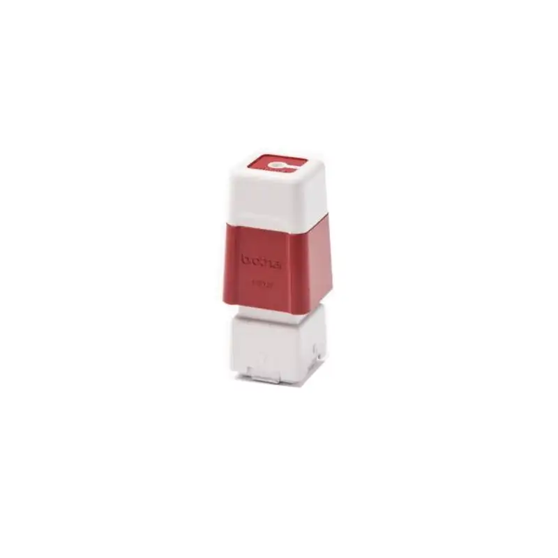 (PR1212R6P) BROTHER MONTURA DE SELLO ROJO DE 12MMX12MM (UNIDAD)