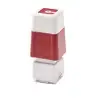 (PR1212R6P) BROTHER MONTURA DE SELLO ROJO DE 12MMX12MM (UNIDAD)