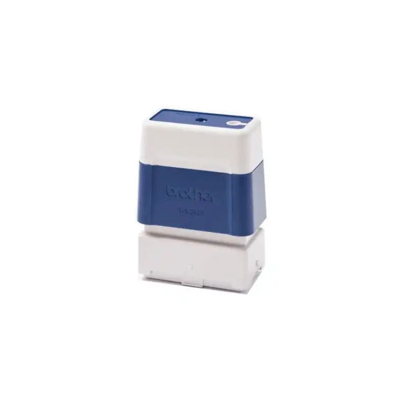 (PR1438E6P) BROTHER MONTURA DE SELLO AZUL DE 14MMX38MM (UNIDAD)