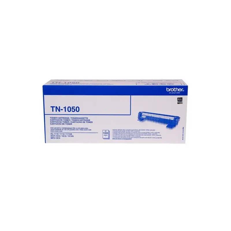 (TN1050) BROTHER TONER NEGRO HL-1110/1112W/1210/1212W - DCP-1510/1512/1610W/1612W - MFC-1810/1910W