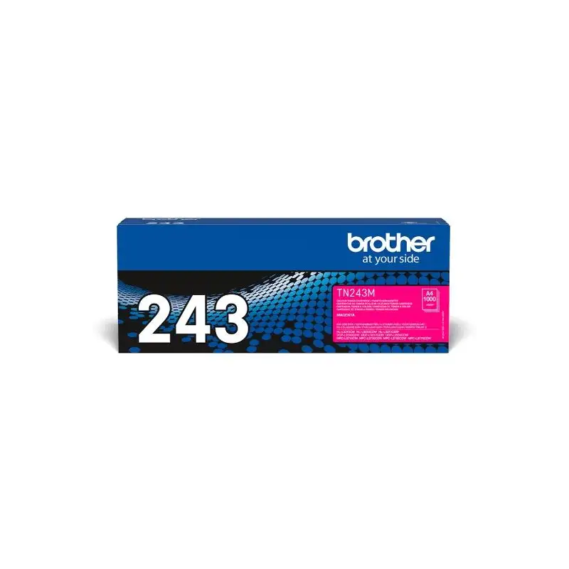 (TN243M) BROTHER TONER MAGENTA HL-L3210CW/L3230CDW/L3270CDW - DCP-L3510CDW/L3550CDW - MFC-L3710CW/L3750CDW/L3770CDW