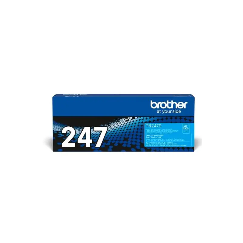 (TN247C) BROTHER TONER CIAN HL-L3210CW/L3230CDW/L3270CDW - DCP-L3510CDW/L3550CDW - MFC-L3710CW/L3750CDW/L3770CDW