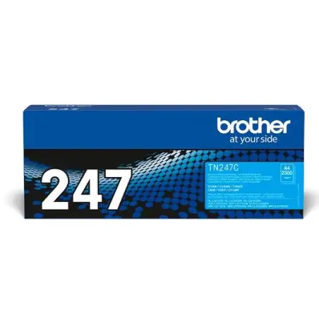 (TN247C) BROTHER TONER CIAN HL-L3210CW/L3230CDW/L3270CDW - DCP-L3510CDW/L3550CDW - MFC-L3710CW/L3750CDW/L3770CDW